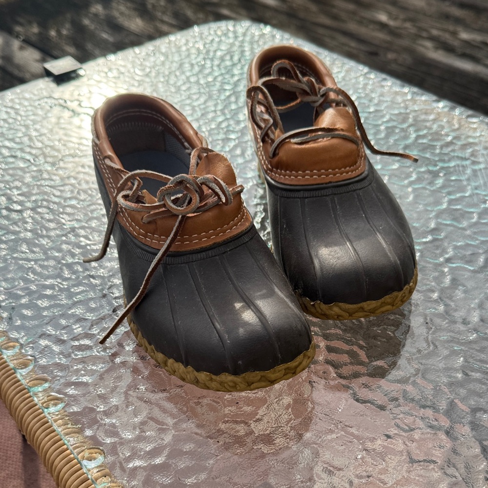 L.L. Bean Women's Black and Brown Winter Boots